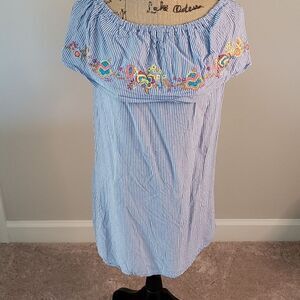 NWOT Love fire off the shoulder dress